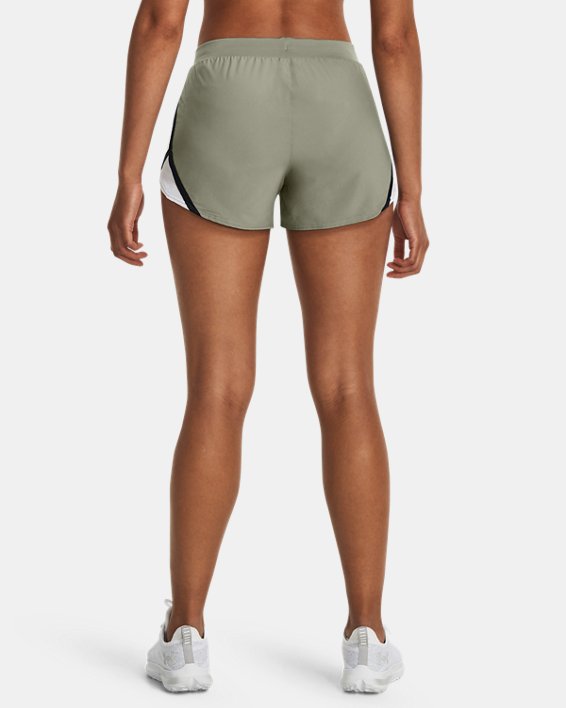 Women's UA Fly-By 2.0 Shorts, Green, pdpMainDesktop image number 1